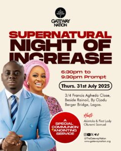 Supernatural night of increase